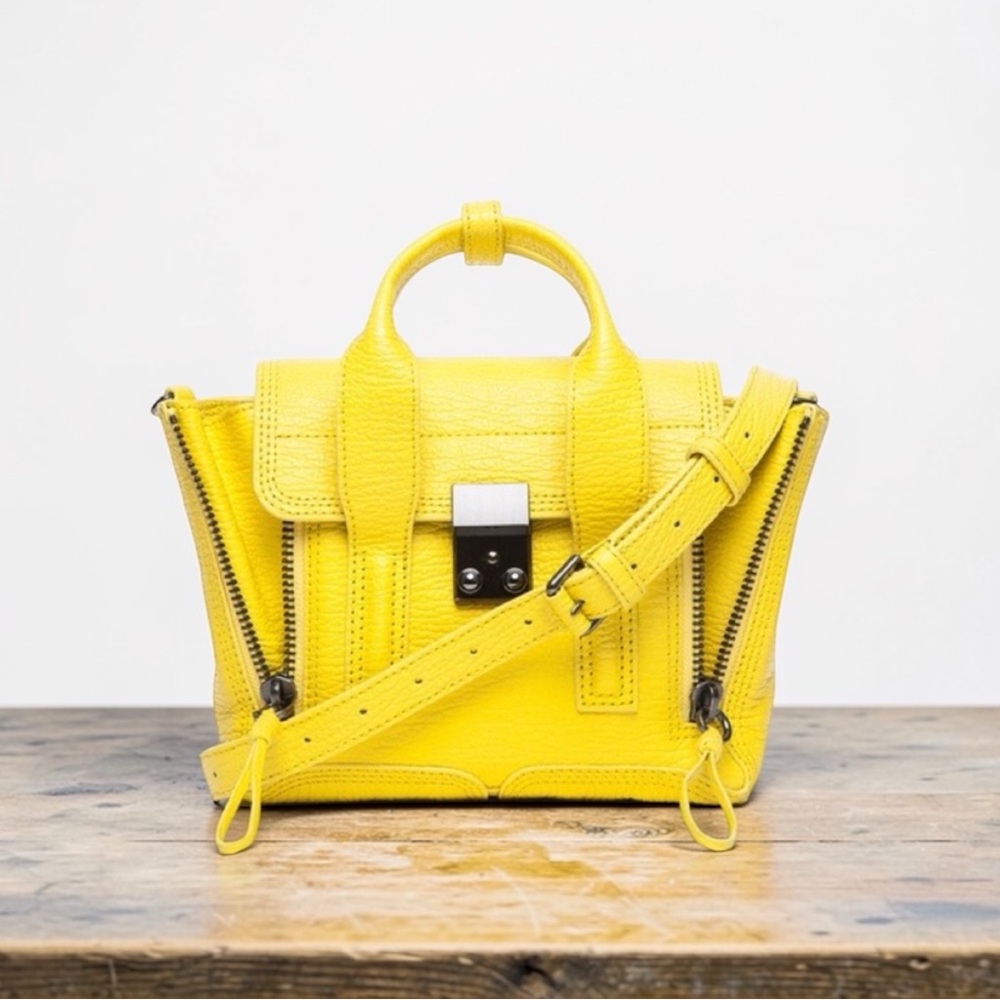 3.1 PHILLIP LIM | Yellow Pashli mini satchel bag - Boho Festival chic
